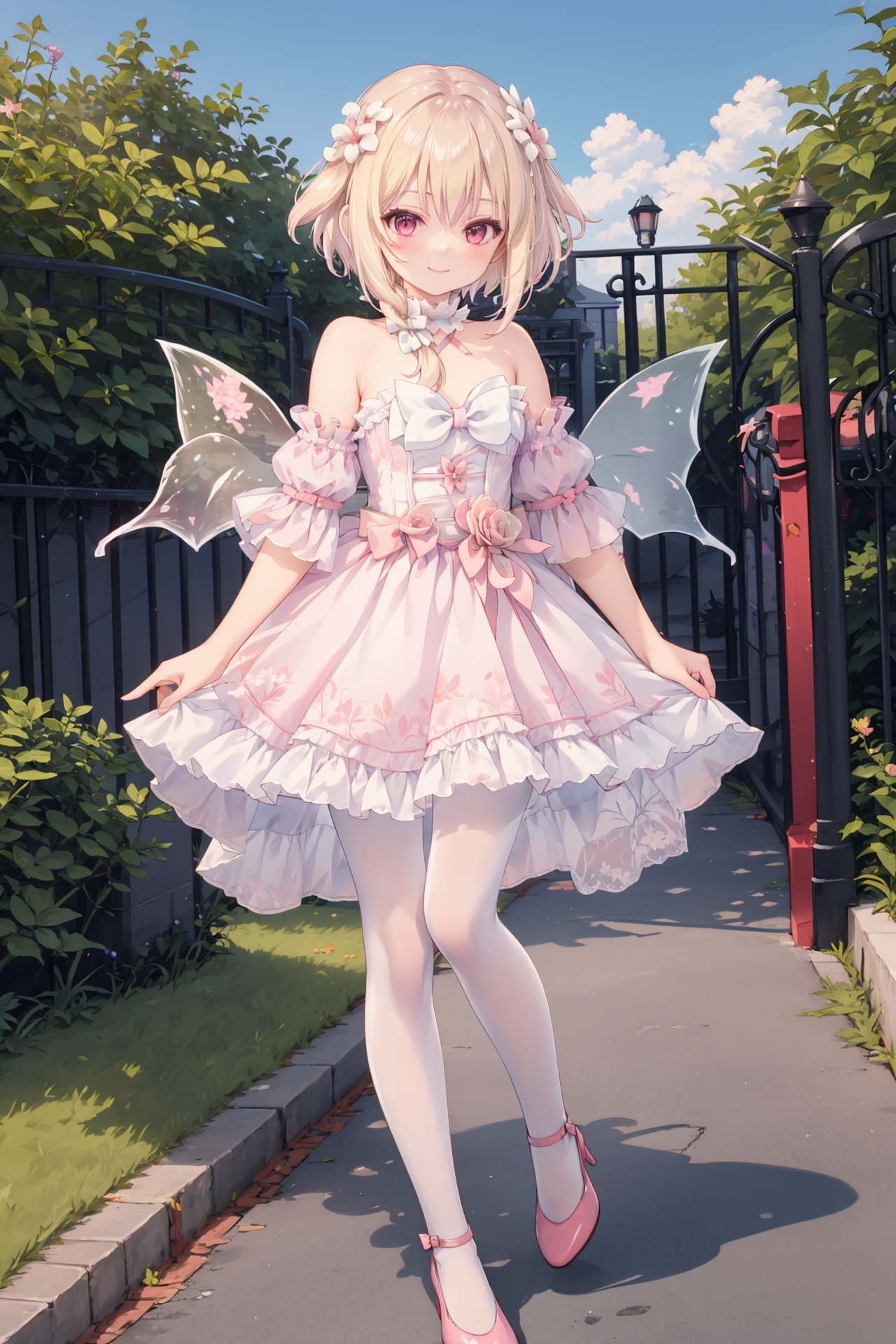 00294-629235052-(full body_1.2),smile,white pantyhose,_1girl,solo,  _lora_usami2_0.6_,usamia,blonde hair, short hair,braid,rabbit ears, red eyes.png